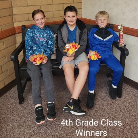 4th Grade Class Winners