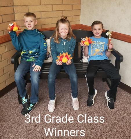 3rd Grade Class Winners