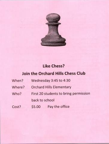 Chess Club Info