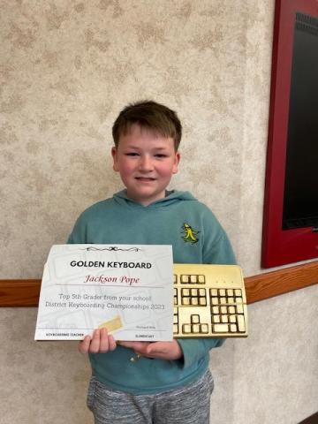5th Grade Keyboarding Contest Winner