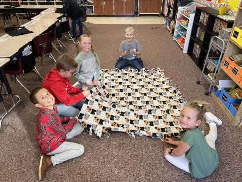 Second Grade Blanket Donations