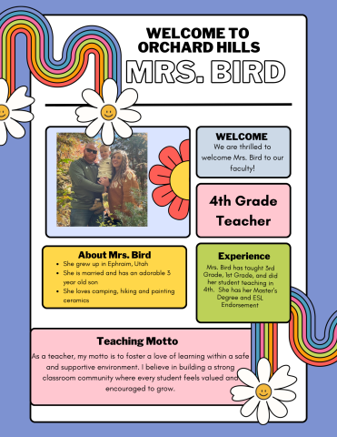 Welcome Mrs. Bird - 4th Grade