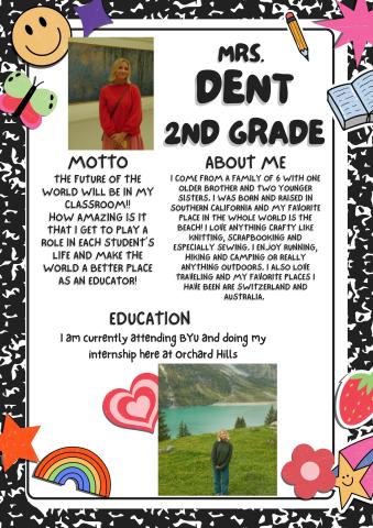 Welcome Mrs. Dent - 2nd Grade