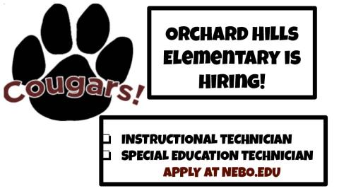 Orchard HIlls is Hiring