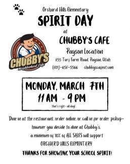 Spirit Day at Chubby's