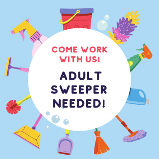 Adult Sweeper Needed at Orchard Hills