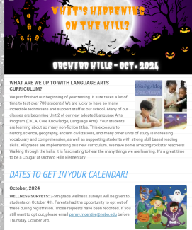 Orchard Hills October Newsletter