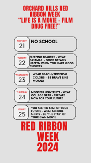 Red Ribbon Week Dress Up Days